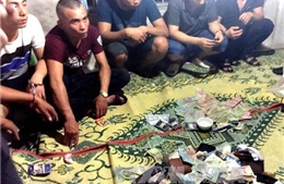  Phá vụ đánh bạc xóc đĩa tại Quảng Bình
